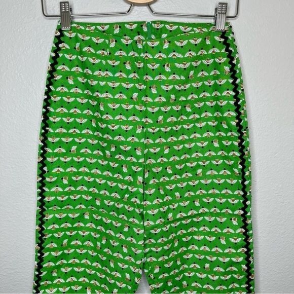Bernie Dexter bee print pinup retro rockability pedal pusher Capri pants small - Picture 4 of 13